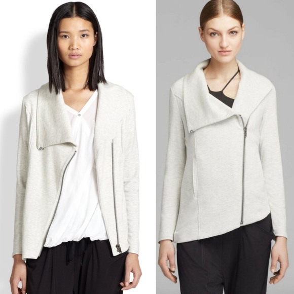 Helmut Lang Tops - Helmut Lang Villous asymmetrical jacket